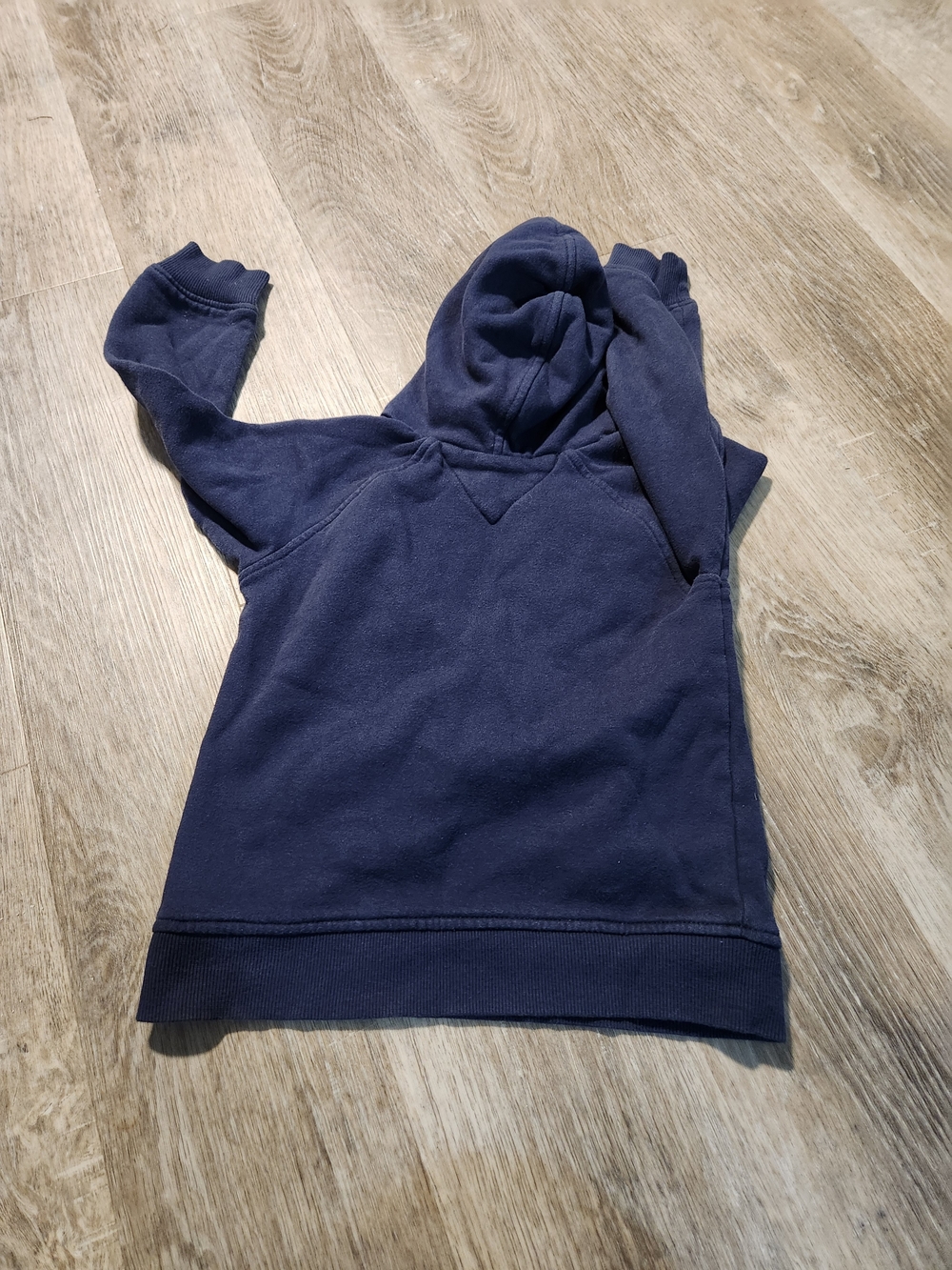 Calvin Klein Jeans Navy and Light Gray Logo Hoodie - Picture 6 of 6